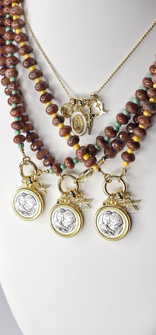 Holy Family Necklace
